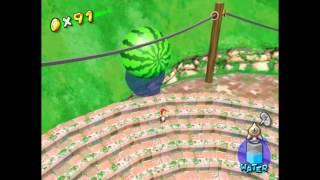 Super Mario Sunshine  100 Coins  Gelato Beach E3 [upl. by Eastlake]