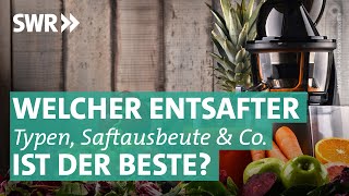 Entsafter im Test ZentrifugalEntsafter vs SlowJuicer  Marktcheck SWR [upl. by Dadinirt]