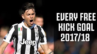 🎯🎯🎯 Every Juventus free kick goal of 201718 🎯🎯🎯 [upl. by Naquin101]