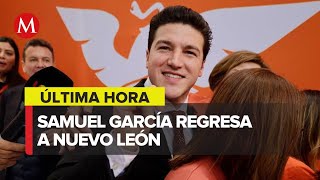 MC entrega documentación al Congreso Samuel García vuelve a ser gobernador [upl. by Whiteley]