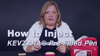 How to Inject KEVZARA PreFilled ButtonFree Syringe [upl. by Aivlis723]