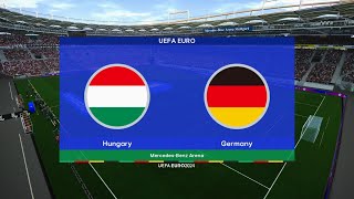 NIEMCY  WĘGRY EURO 2024  SYMULACJA [upl. by Clarie]