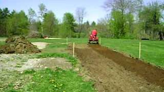 Tilling the Garden with my 1952 Farmall Cub amp Homemade Rototiller [upl. by Ferdy]