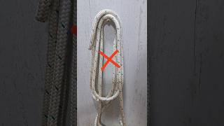 Coil and Hang Your Rope Properly howto lifehacks shorts youtubeshorts tips ideas knot [upl. by Madda775]