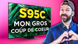 SAMSUNG S95C OLED 2023  Le meilleur téléviseur de Samsung  TEST mesures réglages  comparatif S90C [upl. by Ynamrej]