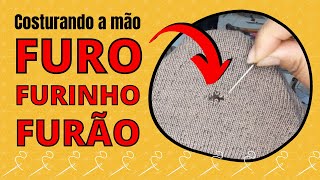 COMO CONSERTAR FURO EM ROUPA DE LÃ [upl. by Kavanaugh]