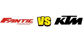 KTM 125 VS FANTIC XE 125🤔 [upl. by Benedic]