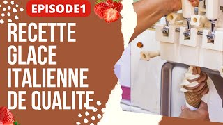 comment fabriquer la glace italienne recette simple et facile [upl. by Hermine]