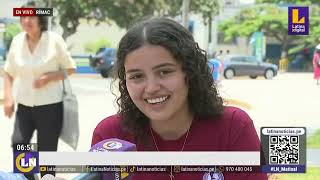 La primera joven venezolana ingresante a la UNI a la especialidad de ingeniería Mecánica Eléctrica [upl. by Daphne]