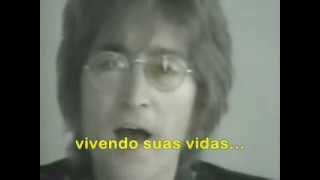 Imagine  John Lennon legenda traduzida [upl. by Akerdna]