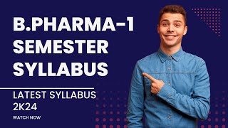 Syllabus for b pharmacy 1st yearPharmacy SyllabusPharmacy subjectPharmacy me kya padhe [upl. by Alrich]