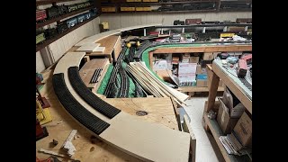 Building a vintage style 1935 O scale model railroad from scratch laying track part 1 Will it work [upl. by Chip]