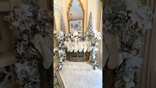 LUXURIOUS HOLIDAY DECOR IDEAS For A FIREPLACE MANTEL christmasdecor [upl. by Aihseya]