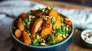 Einfache Quinoa Bowl mit gerösteten Karotten [upl. by Aicirt68]