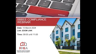 VIDEO BBBEE COMPLIANCE WEBINAR 13 MARCH 2024 [upl. by Idrahs]