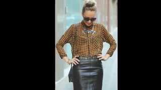 How To Wear Black Mini Leather Skirts  Fashion Inspirations [upl. by Loats]