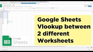 How to do Vlookup between 2 Spreadsheets in Google Sheets  Google Sheet Tutorial [upl. by Ballman458]