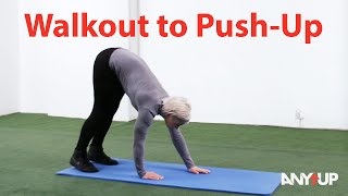 Walkout to PushUp Bodyweight Training Exercise [upl. by Osborne]