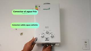 Cómo instalar un calefóncalentador a gas [upl. by Yssirc729]