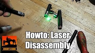 Disassemble laser pointer howto [upl. by Naul]