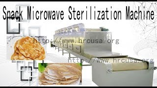 Snack Sterilization Machine ，Industry Microwave Sterilization Equipment [upl. by Lolly537]