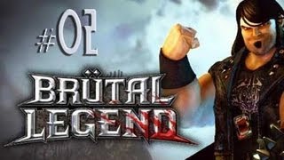 Lets Play Brütal Legend 02  Heiße Karren und flotte Weiber [upl. by Boehike]