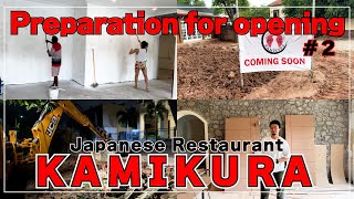 Japanese Restaurant KAMIKURA in Colombo Preparation for opening＃２【SriLanka】 [upl. by Esertap137]