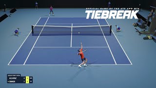 TIEBREAK  Carlos Alcaraz Vs Jannik Sinner I Australian Open I Expert Difficulty PS5 [upl. by Aphrodite213]