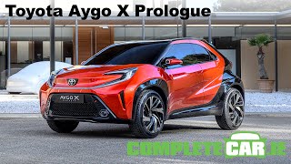 Toyota Aygo X Prologue previews new compact crossover [upl. by Erret]