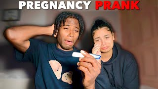 Pregnancy Prank On Boyfriend He Cried [upl. by Launam458]