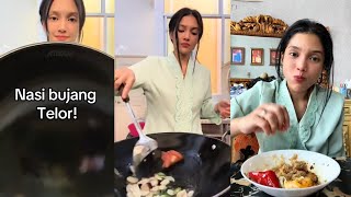 Atikah Suhaime Masak Nasi Bujang Telor quotmasakan paling simple tapi paling sedap quot [upl. by Anoniw]