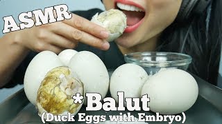 ASMR Balut Duck Embryo EXOTIC DELICACY FOOD EATING SOUNDS  SASASMR [upl. by Jarlathus890]