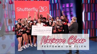 NAVARRO CHEER PERFORMED ON THE ELLEN SHOW [upl. by Vera]