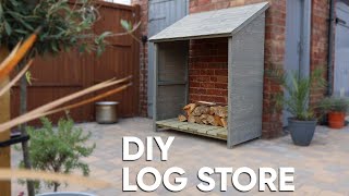 How To Make A Log Store  On A Budget [upl. by Lasko]