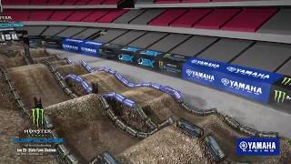 2020 Yamaha Animated Track Map  Glendale [upl. by Sosthina103]