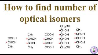 How to calculate number of optical isomers [upl. by Fradin]