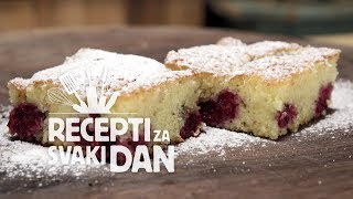 Kolač s višnjama  video recept [upl. by Nilyram]