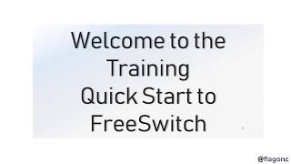 FreeSwitch Course Presentation [upl. by Anirehtak]