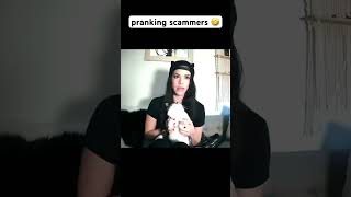 calling a scammer a DOG 🤣 funny irlrosie scambaiting [upl. by Yelmene701]