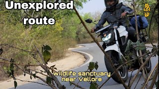 Bangalore to Vellore via Koundinya wildlife sanctuary AP  190KM  Solo ride  with eng subtitle [upl. by Yak]