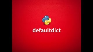 Exploring collections defaultdict in Python [upl. by Nirek]