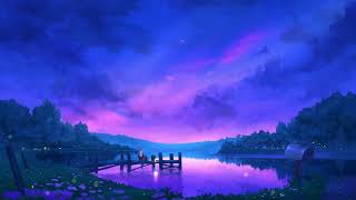 4K Anime Purple Evening Sky  Relaxing Live Wallpaper  1 Hour Screensaver  Infinite Loop [upl. by Ayom94]