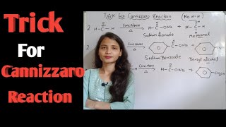 Trick for Cannizzaro reaction class 12 Organic chemistry [upl. by Eizus]