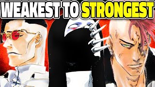 Bleach All Sternritter RANKED Weakest to STRONGEST [upl. by Yblehs441]