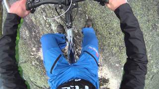 MTB Base jumping  Riding a 1000 meter vertical cliff [upl. by Ecnaret]