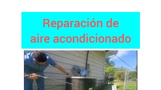 como Reparar un aire acondicionado Central [upl. by Amiaj]