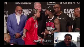 Gervonta davis vs Frank martin press conference Reaction [upl. by Imoyaba39]