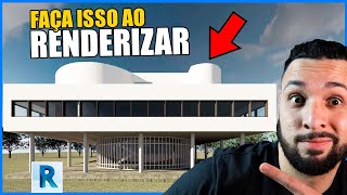 RENDERIZANDO UM PROJETO PASSO A PASSO NO REVIT TECNICAS SECRETAS [upl. by Dnalyag634]