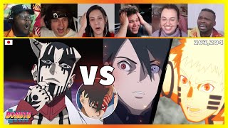 NarutoSasuke VS Jigen🔥  Reaction Mashup Boruto 203204 ボルト [upl. by Daht]