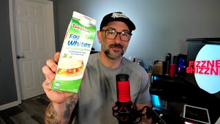 Trying the Alex Hermozi Liquid Egg Whites  Chocolate Syrup Protein Drink [upl. by Dolores]